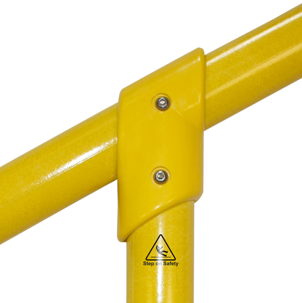 SafeClamp® 3-Way 60° Stair Connector | Step on Safety