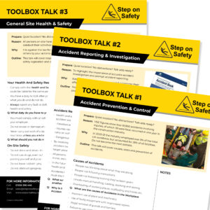 Improve Site Safety with our FREE Toolbox Talks | Step on Safety