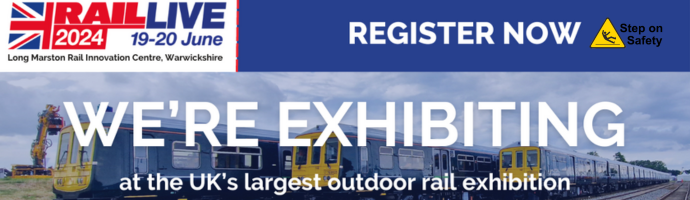 We're exhibiting at Rail Live this June